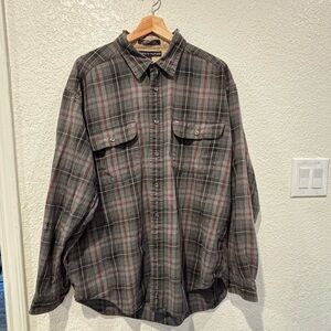 Vintage 90s Tommy Hilfiger Plaid Flannel Shirt | XL | Classic Fit